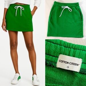 Cotton Citizen Brooklyn Kelly Green Skirt